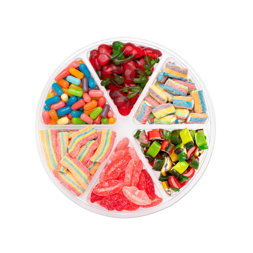 Candy Platter - Medium (4 Sections)